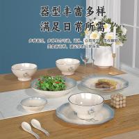 康巴赫（KOBACH） LPB-LSYX018 蓝色印象餐具18头 4.5寸小碗*6+勺子*6+7寸圆盘*2+8.25寸平盘*2+4.5寸小碟*2（单位：套）
