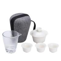 斯弥儿SMR-JJCJ001茶具套装盖碗1公道杯1茶杯3收纳包1 463g（单位：套）