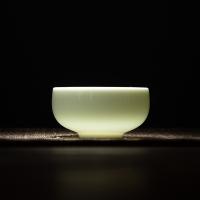 苏氏陶瓷（SUSHI CERAMICS）功夫茶杯翡翠玉瓷个人杯主人杯品茗杯6个装 茶杯70ml*6（单位：套）