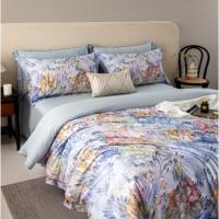 奥芙妮 春溪天丝棉四件套 AO-TSS25401 被套200*230cm床单230*250cm枕套48*74cm*2 (单位:套) 蓝色