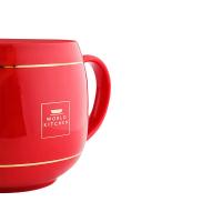 WORLD KITCHEN WK-SWBG38/KZ/JY/RD 商务办公陶瓷杯380ml（单位：个）红色