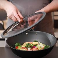 三禾（SANHO）32T1无涂层熟铁锅不粘炒锅32cm（单位：个）