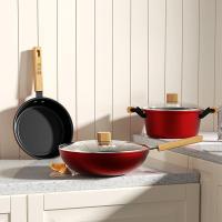 炊大皇（COOKER KING） CDH-TD216 家和盛宴三件套 炒锅+汤锅+煎锅 32cmX22cmX22cm（单位：套）