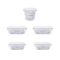 米薇可（MIEIVC） M-BX016 可臻耐热保鲜碗六件套 大号620ml*2+中号350ml*2+汤桶700ml*2 (单位: 套)