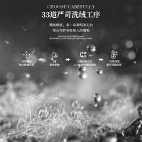 水星家纺（MERCURY） 半见初雪 抗菌防螨复合鹅绒被 200*230cm(单位：床)