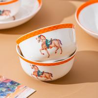 典小圣 C11NA 餐具套装 陶瓷 款式可选 新老包装随机发货 四碗（口径11cm）四勺（长13.5cm） （单位:套）