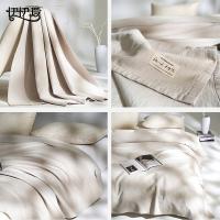 伊伊爱 YBH25047 亚麻多功能毛毯 150*200cm（单位：条）浅灰