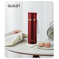 果兹（GUOZI）GZ-B38悠彩U享不锈钢保温杯500ml（单位：个）红色