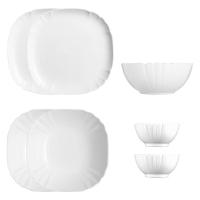 乐美雅V8371餐具7件套 饭碗12cm*2深盘22cm*2平盘23cm*2汤碗19cm*1  （单位：套）
