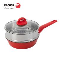 法格（FAGOR）钛晶多用锅 FG-HTJ2402 24cm 炒锅（单位：个） 红色