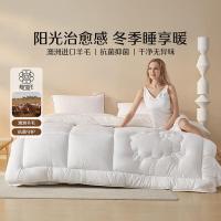 水星家纺（MERCURY） 523671 羊毛冬被 200*230cm（单位：床）
