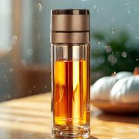 果兹（GUOZI）GZ-YZ007一键速开茶杯360ml（单位：个）灰色