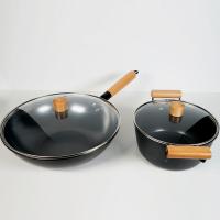 加榜JB-GJ2556快炒王真不锈锅具二件套炒锅32cm 汤锅22cm（单位：套）