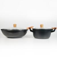 加榜JB-GJ2556快炒王真不锈锅具二件套炒锅32cm 汤锅22cm（单位：套）