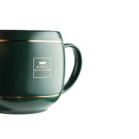 WORLD KITCHEN WK-SWBG38/KZ/JY/GR 商务办公陶瓷杯380ml（单位：个）墨绿