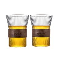 果兹（GUOZI）GZ-S65流光杯高硼硅玻璃对杯350ml*2（单位：套）透明色