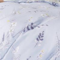 博洋生活 晓看花重 四件套 被套：200*230cm 床单：230*240cm 枕头：48*74cm*2 （单位：套） 蓝色