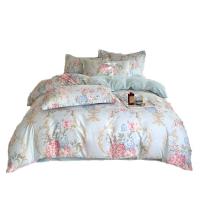 雅鹿全棉四件套罗浮花梦YLTJ065被套200*230cm*1床单230*230cm*1枕套48*74cm*2（单位：套）