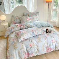 雅鹿全棉四件套罗浮花梦YLTJ065被套200*230cm*1床单230*230cm*1枕套48*74cm*2（单位：套）