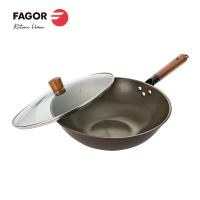 法格（FAGOR）钛晶陶瓷炒锅 FG-HTJ3206 32cm （单位：个） 黑色