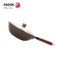 法格（FAGOR）钛晶陶瓷炒锅 FG-HTJ3206 32cm （单位：个） 黑色