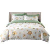 喜芙妮（SOFTNIE） XF-T2401 床品四件套被套200*230cm床单220*240cm枕套50*80cm*2 （单位：套）绿白色