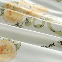 喜芙妮（SOFTNIE） XF-T2401 床品四件套被套200*230cm床单220*240cm枕套50*80cm*2 （单位：套）绿白色