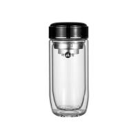 明霞 MXJD8003-ST400 高硼硅双层鹅蛋杯400ML（单位：个）黑色