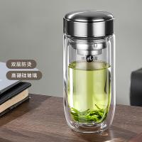 明霞 MXJD8003-ST400 高硼硅双层鹅蛋杯400ML（单位：个）本色