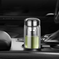 明霞 MXJD8003-ST400 高硼硅双层鹅蛋杯400ML（单位：个）本色