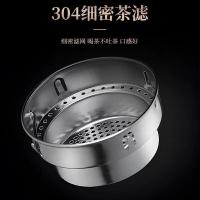 百斯克 BSK-BB702840 尊享茶水分离双层玻璃杯 320ml(单位：个) 颜色随机
