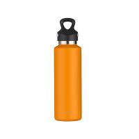 全格（QUANGE） 单手开盖 保温杯 600ml 橙色（单位：个）