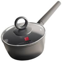 三禾（SANHO） LN18S1 0涂层微纳不粘奶锅 18cm (单位: 个)天穹黑