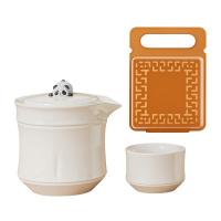 菲米生活（PHMI）Y-D252Y茶韵丝情茶具*1丝巾*1茶*1 34*24*12cm（单位：套）白色