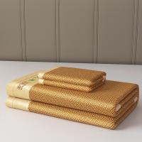 奥特佳（ORTEGA） 艾草驱蚊凉席三件套 JF100015 枕套:48*74cm*2 床单:150*200cm*1 (单位:套) 棕色