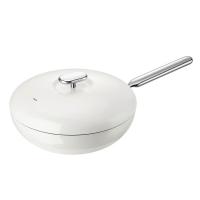 德世朗DP915-W30WH小满鹅卵石不粘锅陶瓷有钛30cm（单位：个）定瓷白