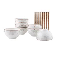 巴米乐（BURNELL）满天星辰餐具套装BNL-C303 4.5英寸碗*8+筷子*8（单位：套）花色