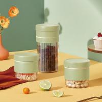 艾逸瑶选CJ-21075晶萃系列百变储物罐3件套 储物罐500ml*2+储物罐1000ml*1（单位：套）绿色