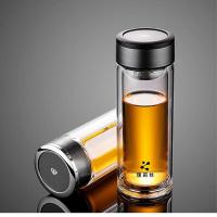 璞莉丝 PLS5140 万达系列 双层玻璃杯 320ml（单位：个）颜色随机发货
