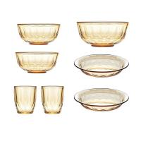 米薇可（MIEIVC）M-CJ007 米悦食光餐具七件套（小碗460ml*2个+盘196mm*2个+杯260ml*2个+大碗1000ml*1个）（单位:套）