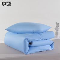 伊伊爱TJ0JD02302023纯棉双拼色四件套被套200*230cm床单245*245cm枕套48*74cm*2（单位：套）