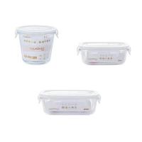 米薇可（MIEIVC） M-BX013 可臻耐热保鲜碗三件套（大号620ml+中号350ml+汤碗700ml）（单位:套）