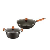 炊大皇（COOKER KING） CK72504  锅具 炒锅32cm+汤锅22cm （单位:套）