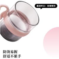 典小圣 DXS-BL03 沐岚 云朵把手杯 玻璃杯 少女 时尚 400ml （单位:个） 颜色随机