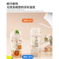 典小圣 P4PP05D 铃兰咖啡 塑料杯  双饮口  580ML （单位:个） 颜色随机