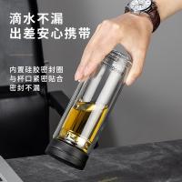 富光（FUGUANG） G2001-SH-320 双层玻璃杯 320ML（单位：个）黑色