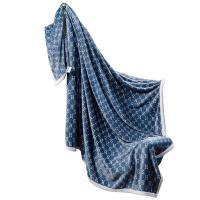 水星家纺（MERCURY）雪貂绒毯-浮光毛毯183*200cm（单位：条）蓝色