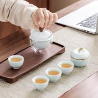 八方礼 BFL2024-9 吉祥如意茶具 1茶壶1茶叶罐4茶杯(单位：套)