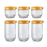 佰乐扣（BAILOCK） 六件套 百丽储物 小储物罐450ml*3+中储物罐子900ml*3 (单位: 套)