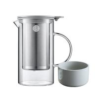 北鼎 耐高温泡茶壶 带沥水杯 800ML（单位：组）